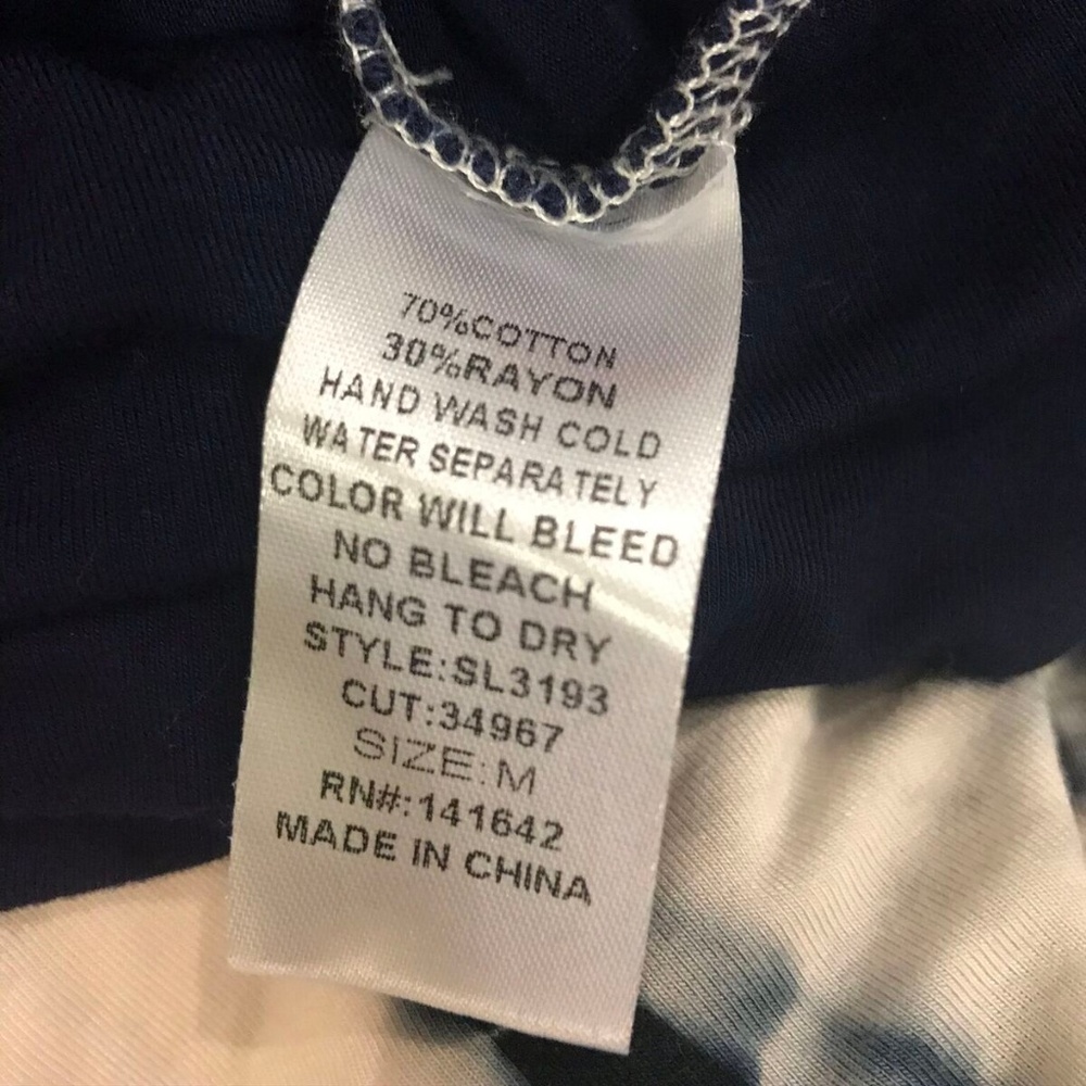 She and Sky Tie Dye Blue Tunic Dress Medium Size - Picture 7 of 7